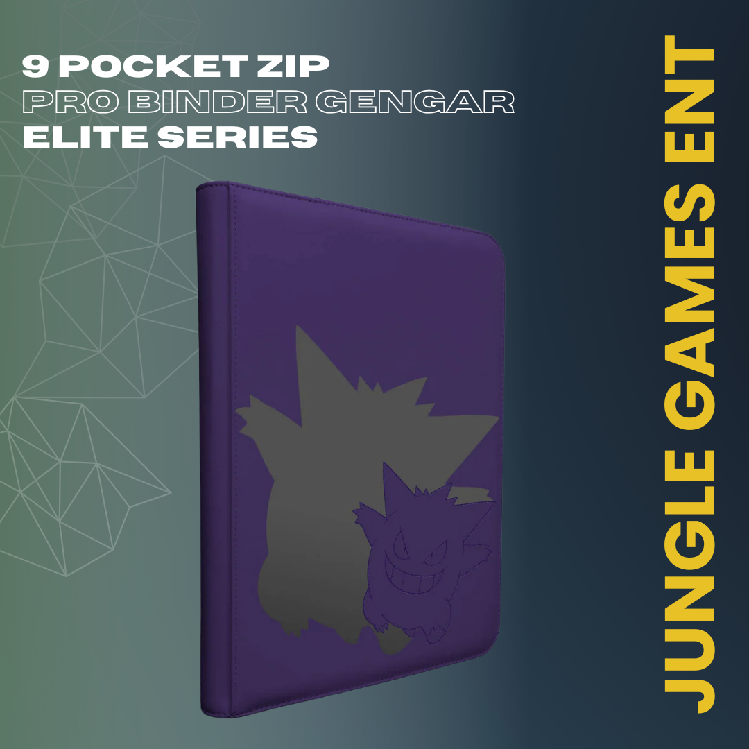 Pokémon Elite Series Gengar 9-Pocket Zippered PRO-Binder | Holds 360 Cards