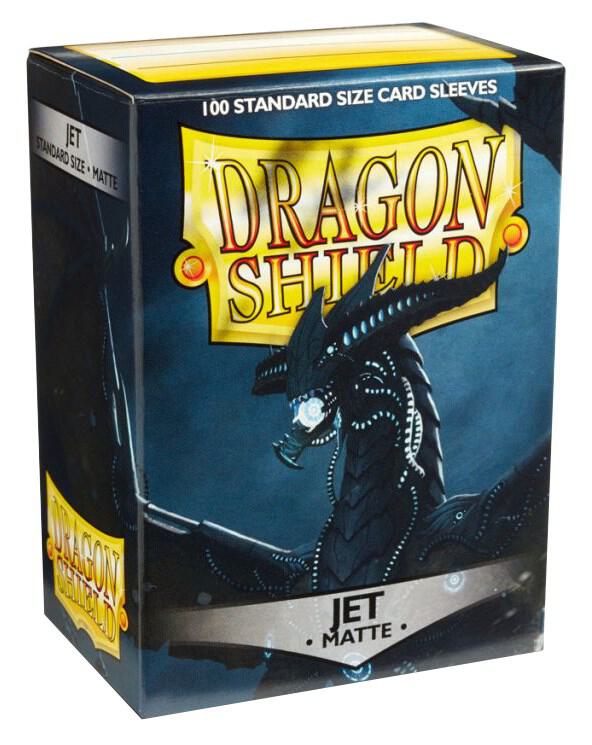Dragon Shield Matte Black Standard Card Sleeves (100 Count)