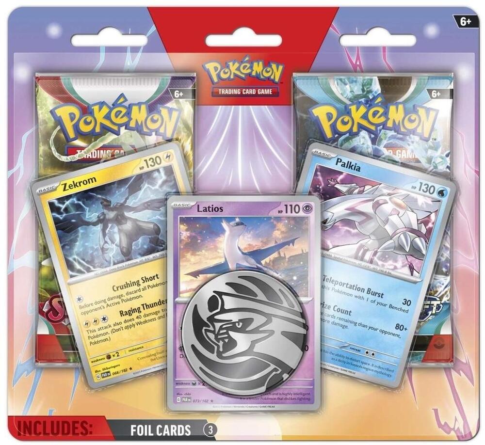 Pokémon TCG Latios, Zekrom & Palkia 2-Pack Blister