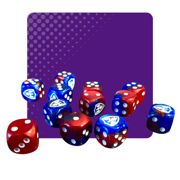Ward Trading Card Game – Custom D6 Dice Set