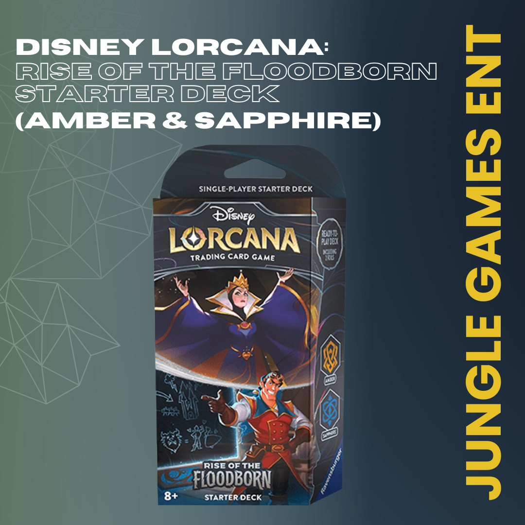 Disney Lorcana: Rise of the Floodborn Starter Deck (Amber & Sapphire)