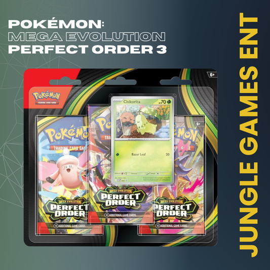 Pokémon TCG: Mega Evolution — Perfect Order 3-Pack Blister