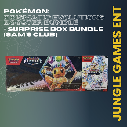 Prismatic Evolutions Booster Bundle + Surprise Box Bundle (Sam's Club) - SV: Prismatic Evolutions (PRE)