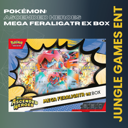 Ascended Heroes Mega Feraligatr ex Box - ME: Ascended Heroes (ASC)