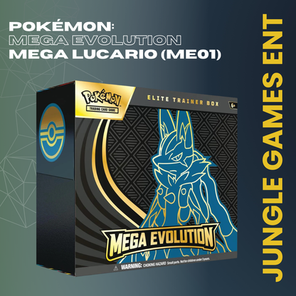 Pokémon TCG: Mega Evolution Elite Trainer Box — Mega Lucario (ME01)