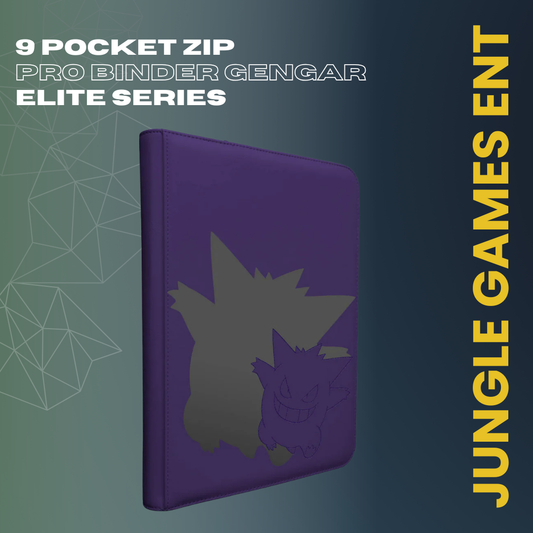 Pokémon Elite Series Gengar 9-Pocket Zippered PRO-Binder | Holds 360 Cards