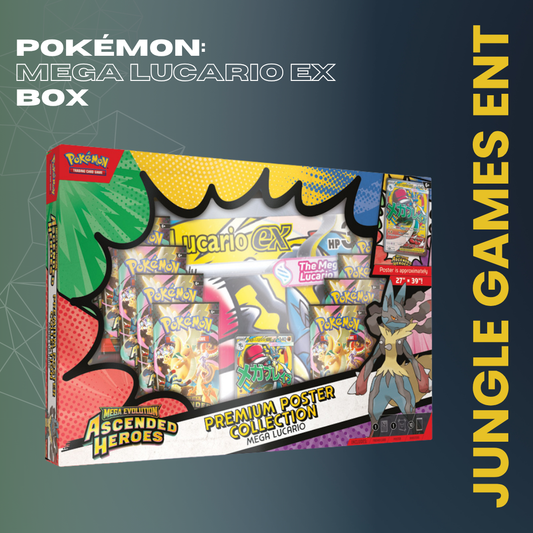 Pokémon Mega Lucario ex Premium Poster Collection – Ascended Heroes