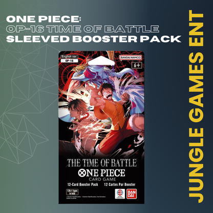 ONE PIECE Card Game: OP-16 Time of Battle Sleeved Booster Pack