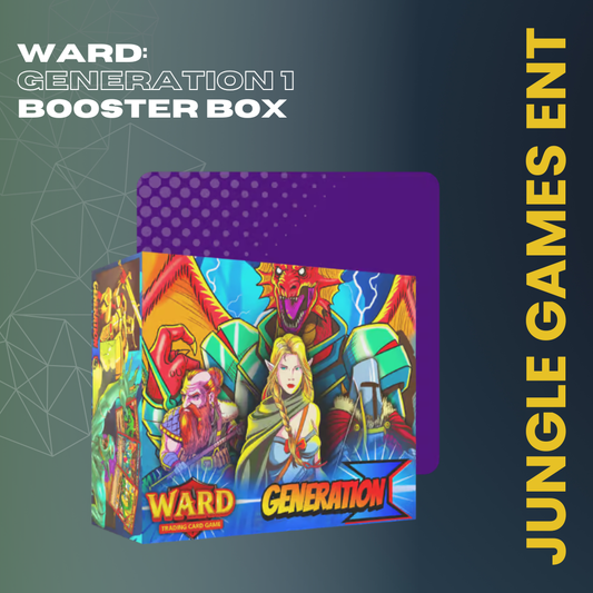 Ward Trading Card Game Generation 1 Edition 2 Booster Box | 24 Factory Sealed Booster Packs