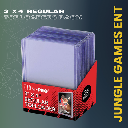 Ultra PRO Toploaders® 3" x 4" Standard Size Card Holders (25 Count)