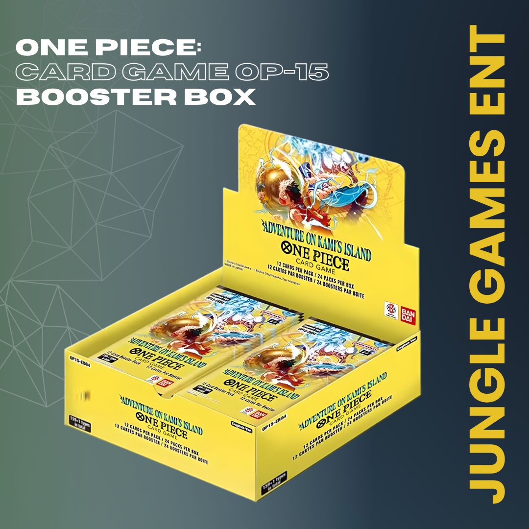 One Piece Card Game OP-15 Booster Box – Adventure on Kami’s Island (24 Packs, Japanese, Factory Sealed)