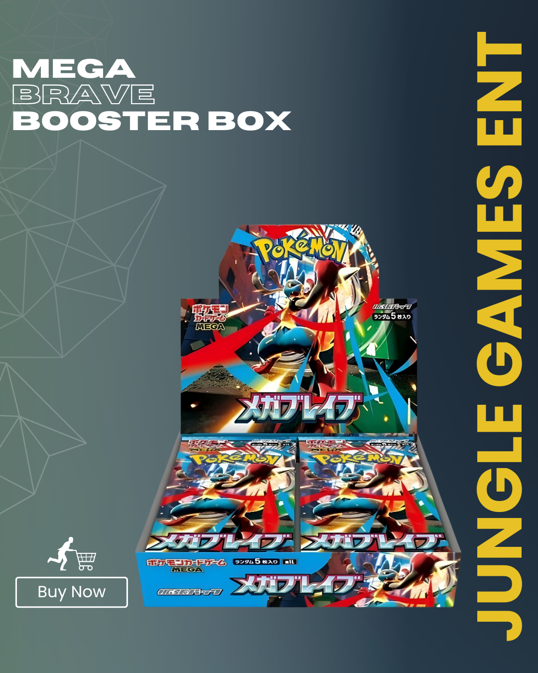 Pokemon Mega Brave Booster Box - Japanese – Jungle Games ENT