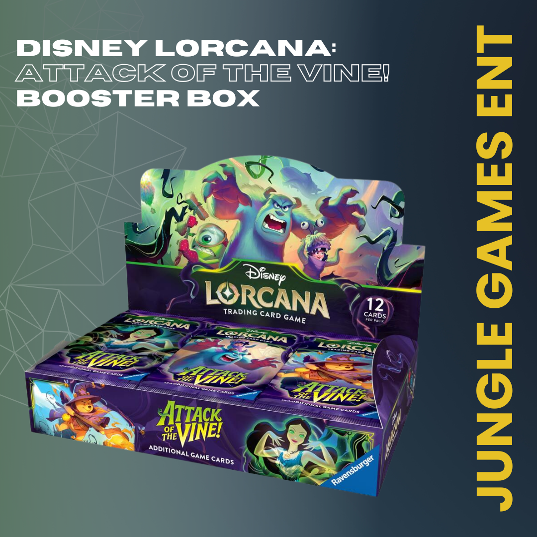 Disney Lorcana: Attack of the Vine! Booster Box | 24 Factory Sealed Booster Packs