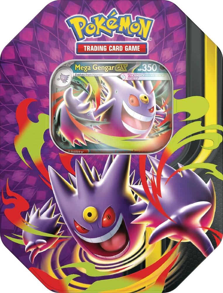 Pokémon TCG: Mega Moonlit Tin – Mega Gengar ex