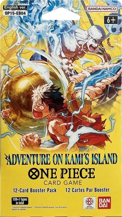 One Piece Card Game: Adventure on Kami’s Island Sleeved Booster Pack (OP-15 / EB04)