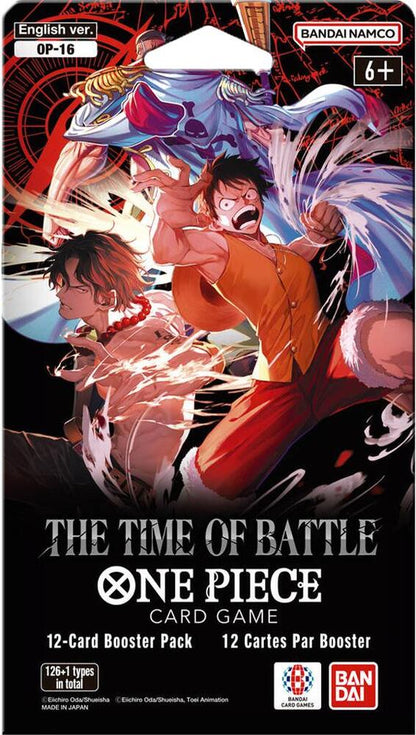 ONE PIECE Card Game: OP-16 Time of Battle Sleeved Booster Pack