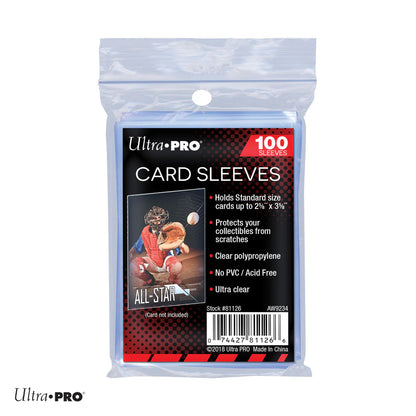 Ultra PRO Penny Sleeves® (100 Count) – Standard Size Trading Card Protection