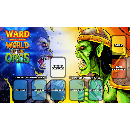Ward Trading Card Game – Apes vs. Orcs Playmat