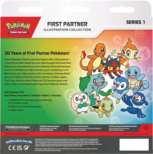 Pokémon TCG: First Partner Illustration Collection – Series 1 (30th Anniversary)