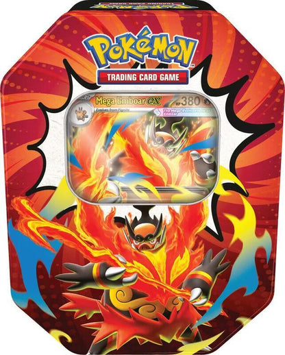 Pokémon TCG: Mega Evolution—Ascended Heroes Tin – Mega Emboar ex