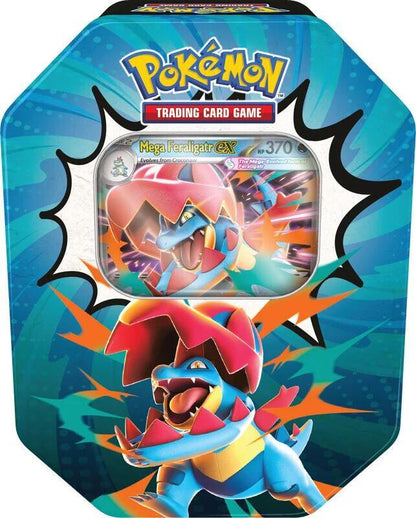 Pokémon TCG: Mega Evolution—Ascended Heroes Tin – Mega Feraligatr ex
