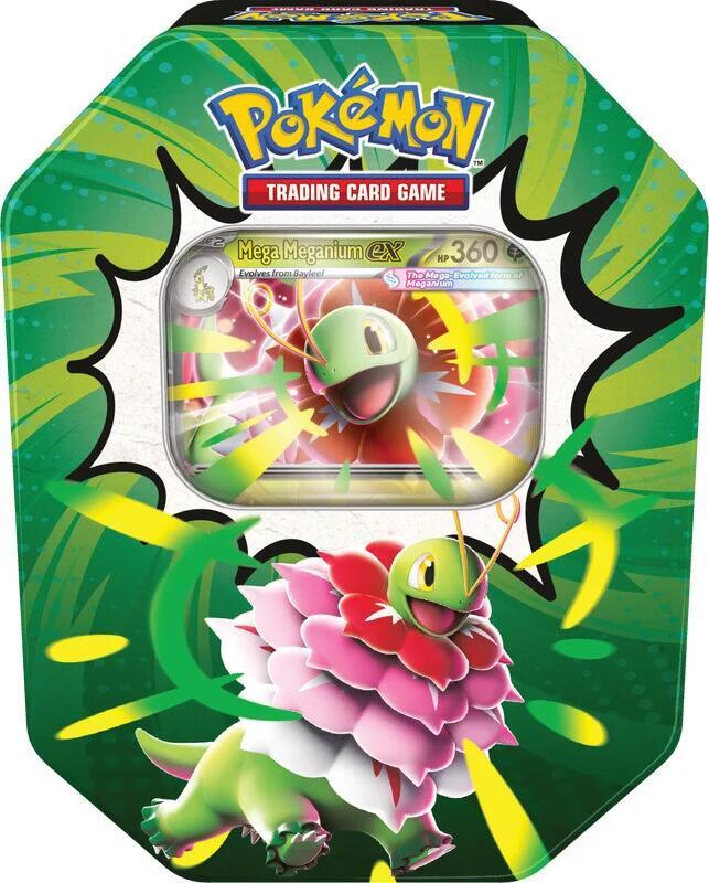 Pokémon TCG: Mega Evolution—Ascended Heroes Tin – Mega Meganium ex