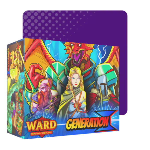 Ward Trading Card Game Generation 1 Edition 2 Booster Box | 24 Factory Sealed Booster Packs